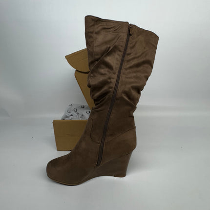 Journee Collection Wide Calf Women's Haze Boot, New, Size 9.5