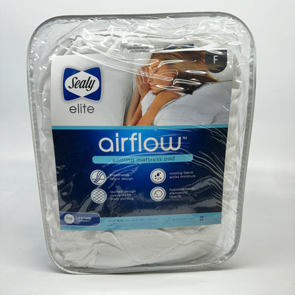 Sealy Airflow Cooling Mattress Pad, Full Size - Open Box