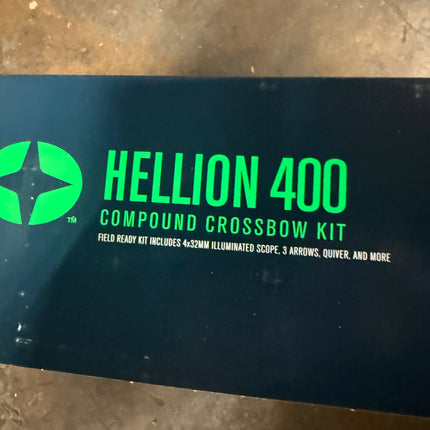 CenterPoint Hellion 400 Crossbow Package with Scope – 400 FPS Hunting Bow – New