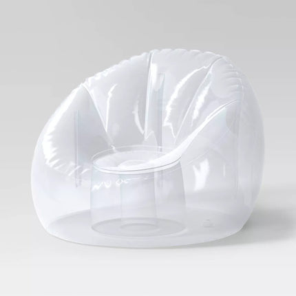 Inflatable Novelty Dorm Chair - Room Essentials™ (Clear, XL 40 in D x 38 in W x 28 in H)
