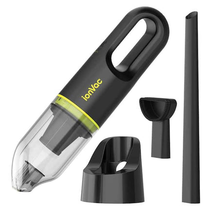  IonVac 7.4-Volt Wireless Handheld Rechargeable Vacuum Cleaner - 6kPa, Green, New