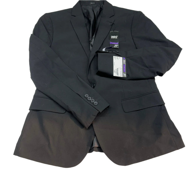 JF J.Ferrar 360 Stretch Super Slim Black Blazer - Size 42 Short, New