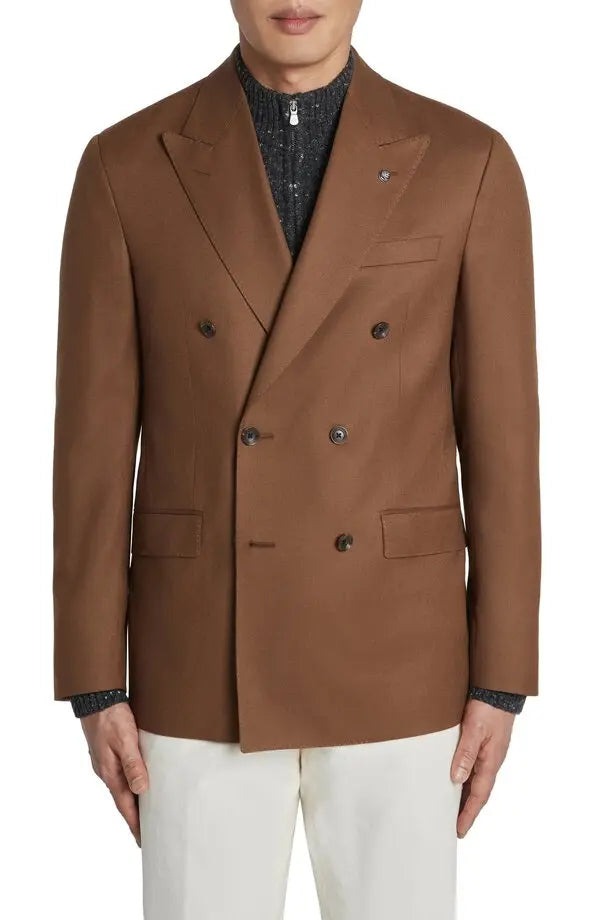 Jack Victor Men's Martin Double-Breasted Wool Sport Coat,