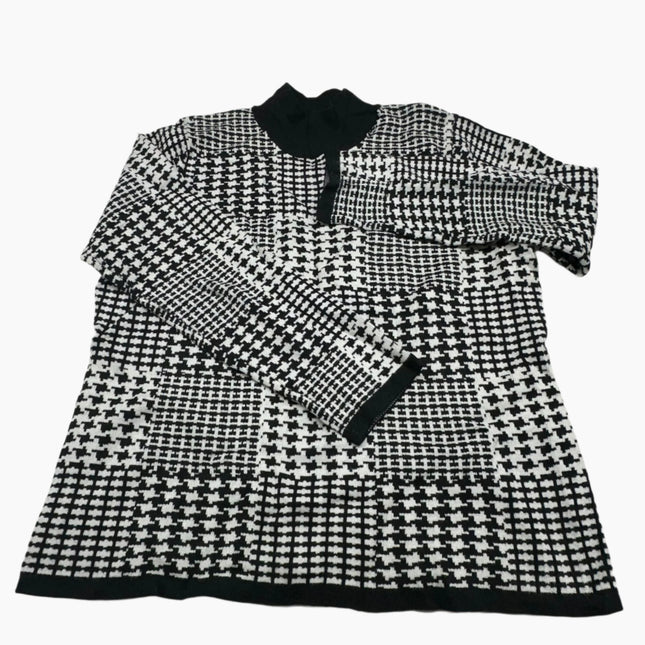 Joseph A Women's Houndstooth Pullover Sweater - New Without Tags, Size XL