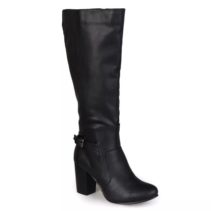 Journee Collection Wide Calf Women's Carver Boot Size 8.5 New
