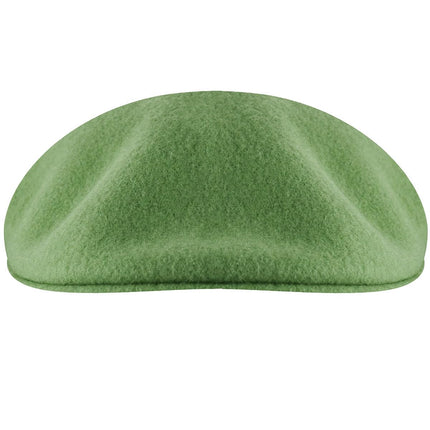 Kangol Wool 504 Flat Cap Oil Green Size XXL New