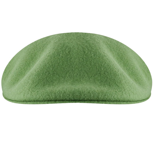 Kangol Wool 504 Flat Cap Oil Green Size XXL New