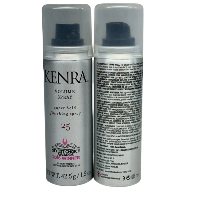Kenra Professional Volume Spray 25 | 2 Pack | Super Hold Finishing & Styling Hairspray