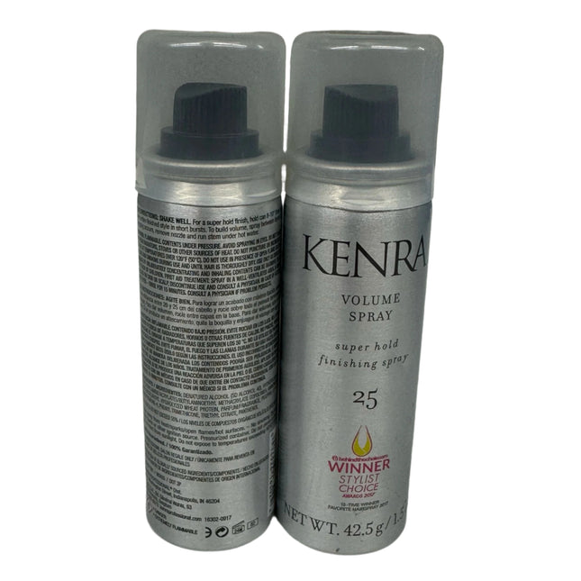 Kenra Professional Volume Spray 25 | 2 Pack | Super Hold Finishing & Styling Hairspray