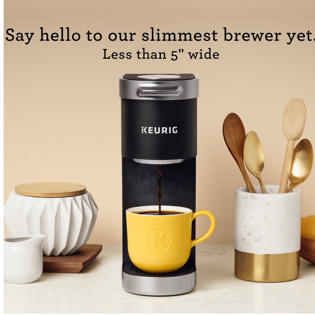 Keurig K-Slim Coffee Maker, Open Box, Single Serve, Black
