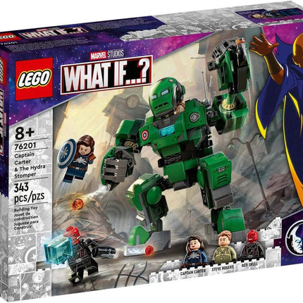  LEGO Super Heroes 76201 Captain Carter The Hydra Stomper Age 8+ Building Blocks 2021 (343pcs) New