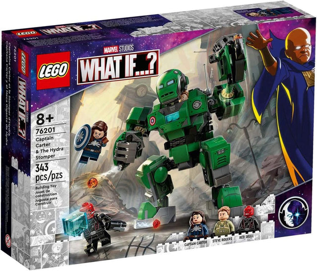  LEGO Super Heroes 76201 Captain Carter The Hydra Stomper Age 8+ Building Blocks 2021 (343pcs) New