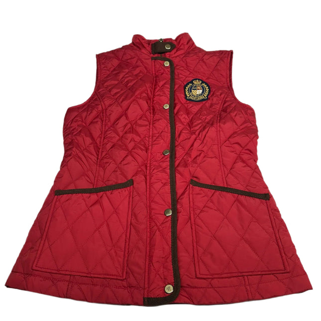 Lauren Ralph Lauren Quilted Vest Red Size XS New with Imperfection
