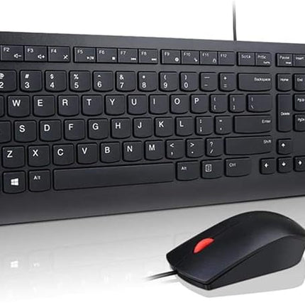Lenovo Essential Wired Keyboard and Mouse Combo - US English New

