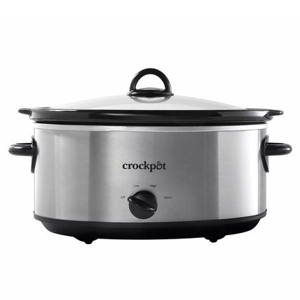 Lightly Used Crock-Pot 7qt Manual Slow Cooker - Stainless Steel Lightly Used