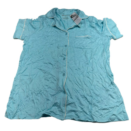 Liz Claiborne Women's Aqua Blue Pajama Shirt Size S New

