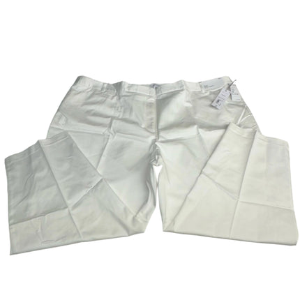 Liz Claiborne Women's White Secretly Slimming Pants Size 30W

