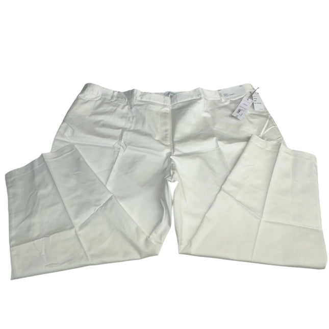 Liz Claiborne Women's White Secretly Slimming Pants Size 30W

