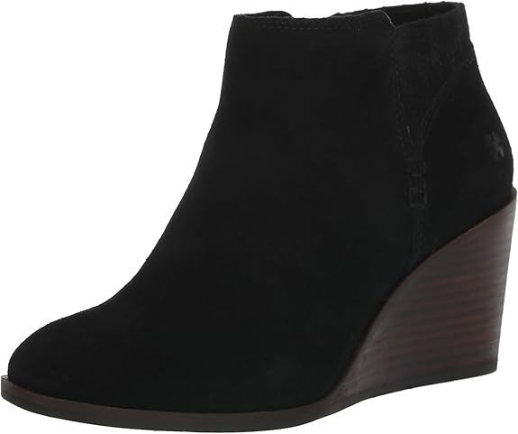 Lucky Brand Women's Zorla Wedge Bootie Ankle Boot New Without Box
