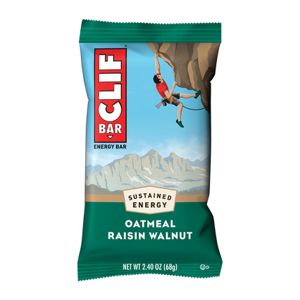 12-count box of Clif Bar Oatmeal Raisin Walnut Energy Bars (Jan 23, 2027)