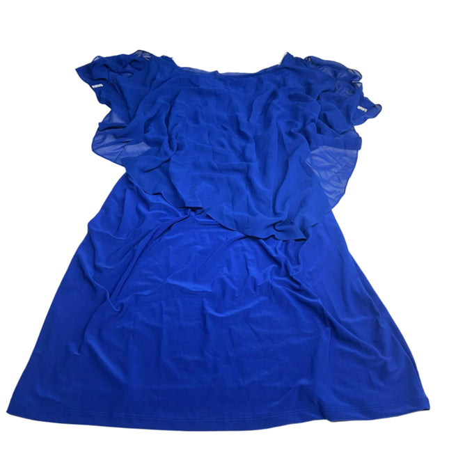 MSK Women's Dress, Goddess Blue, Size 1X, New
