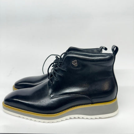 Maison Forte Citadel Leather Black Boot, New, No Box, Size 10