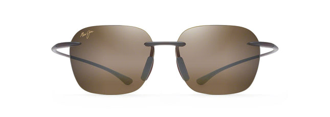 Maui Jim Komohana Polarized Rimless Sunglasses Rootbeer Matte Small – New