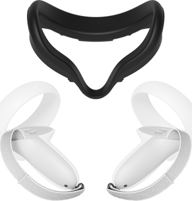 Meta Quest 2 Controller and VR Facial Interface Set - Open Box Looks New
