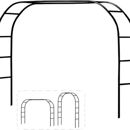 Metal Pergola Arbor - New, Adjustable Size, Wedding & Garden Decoration


