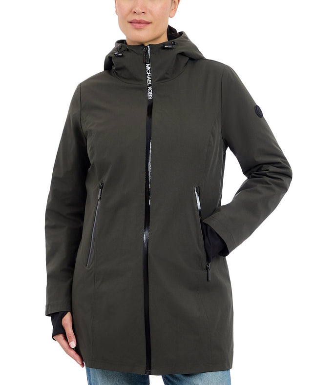 Michael Kors Women's Hooded Softshell Coat - Size L - New
