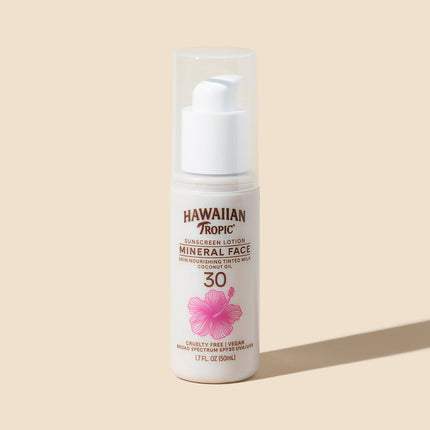Hawaiian Tropic Mineral Skin Nourishing Tinted Facial Milk SPF 30, 1.7 fl. oz - New Exp. 07/2025