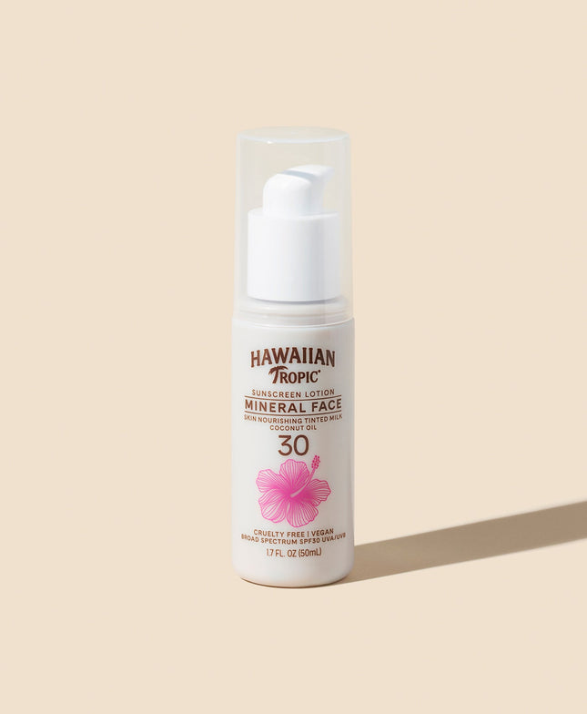 Hawaiian Tropic Mineral Skin Nourishing Tinted Facial Milk SPF 30, 1.7 fl. oz - New Exp. 07/2025