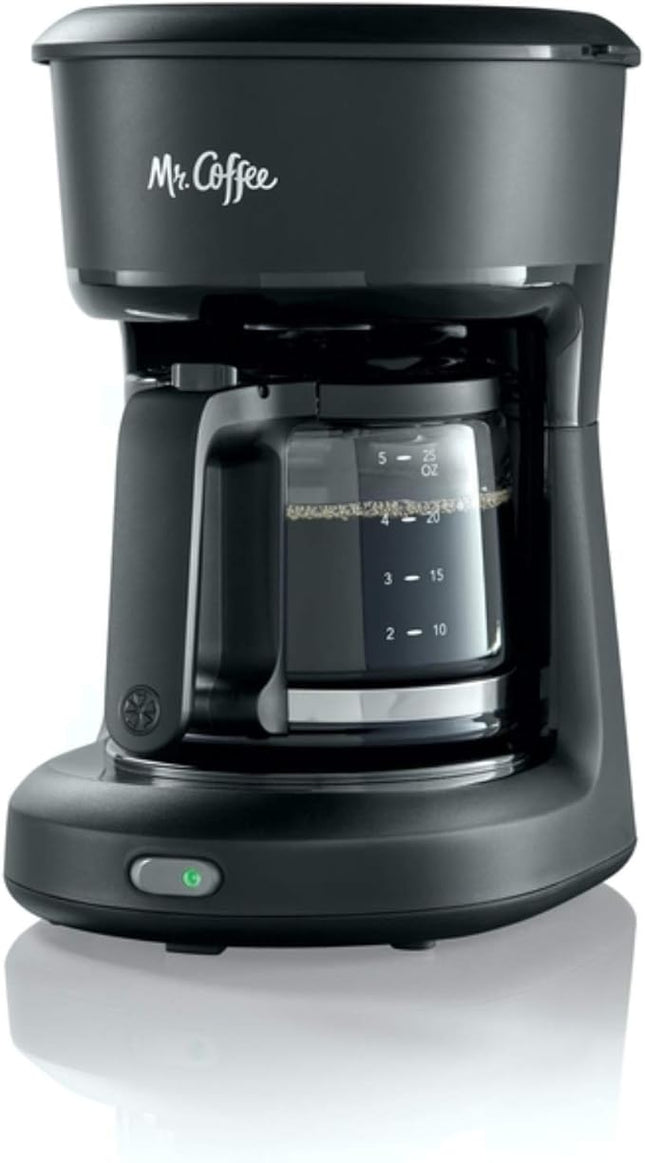 Mr. Coffee 5-Cup Mini Brew Switch Coffee Maker - Black (New)