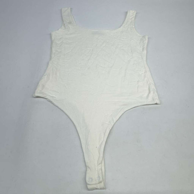 Naked Wardrobe Bodysuit White Size XL New Without Tags