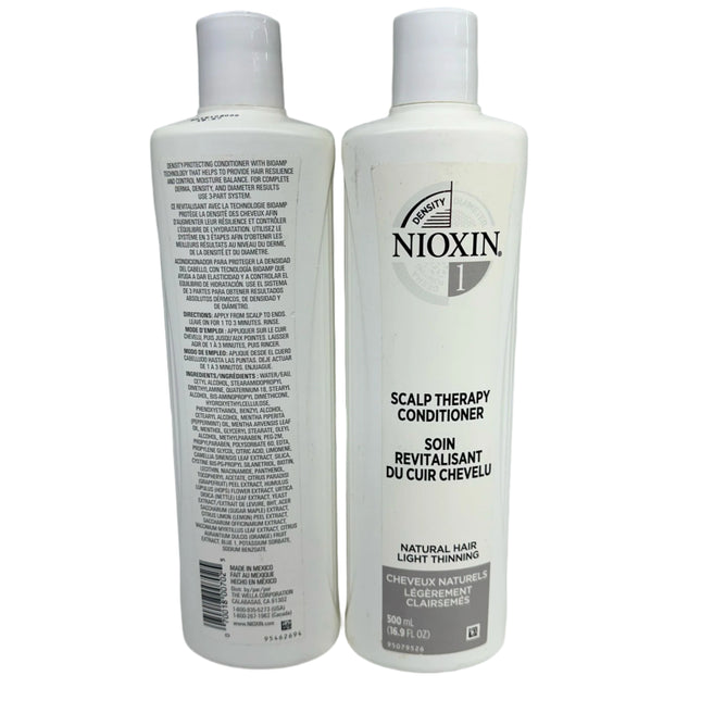 Nioxin 2 Pack System 1 Scalp Therapy Conditioner - 500ml
