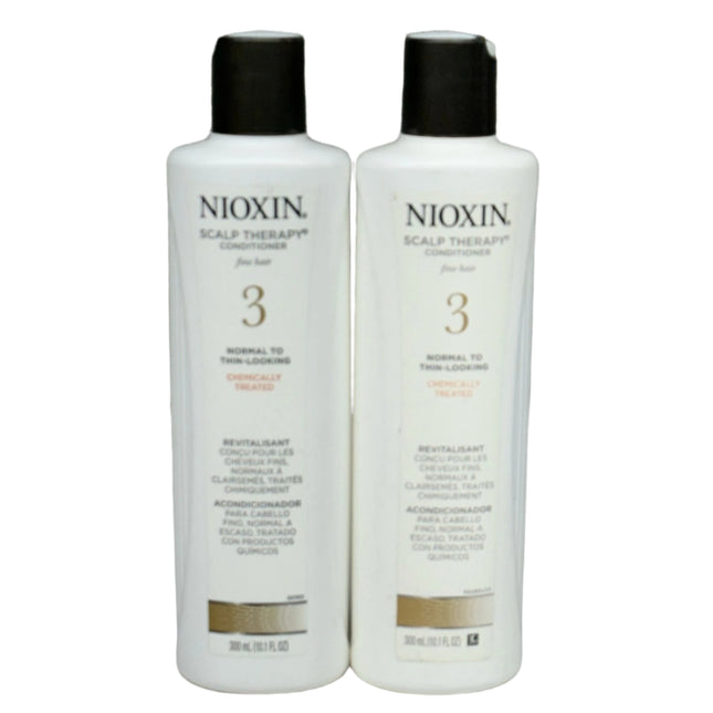 Nioxin Scalp Therapy Conditioner System 3 for Fine, Chemically Treated Hair - 2 Pack (300ml / 10.1oz each)

