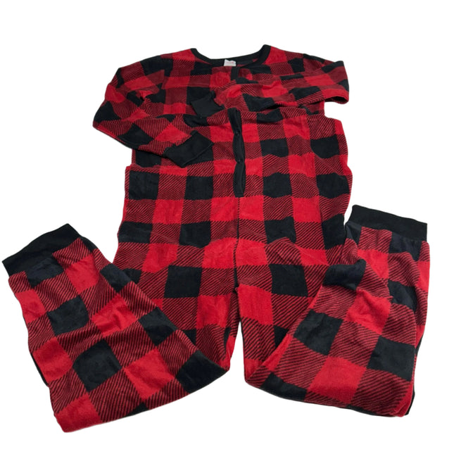 North Pole Trading Co. Boys' Sleepwear, Red/Black Checkered Size S, New Without Tags

