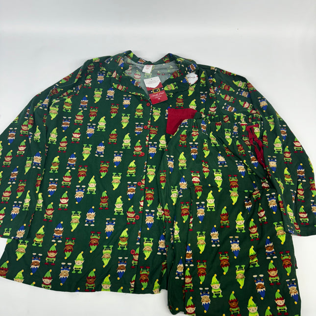 orth Pole Trading Company 2-Piece Fleece Pajama Set - Size 1X Big - New

