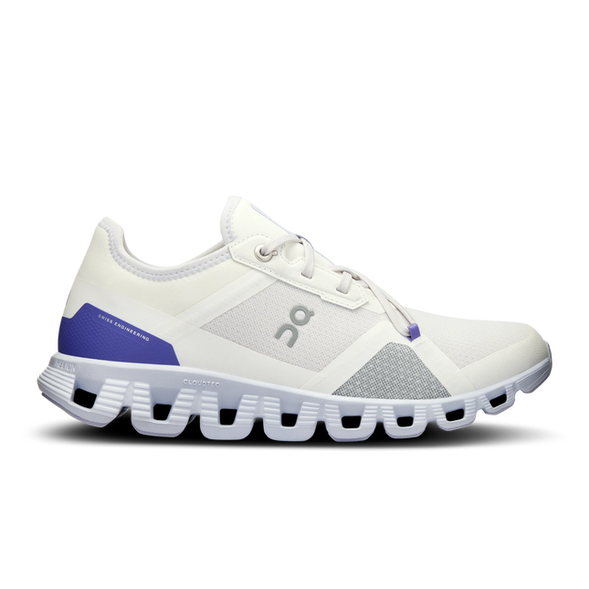 ON Cloud X 3 AD Sneakers Undyed/Nimbus/Blue/Purple Size 9 Women’s New