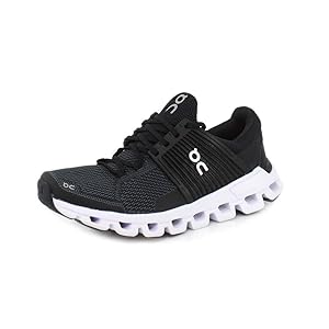 ON Cloudswift Running Shoes Black/Rock Size 5 Women’s New