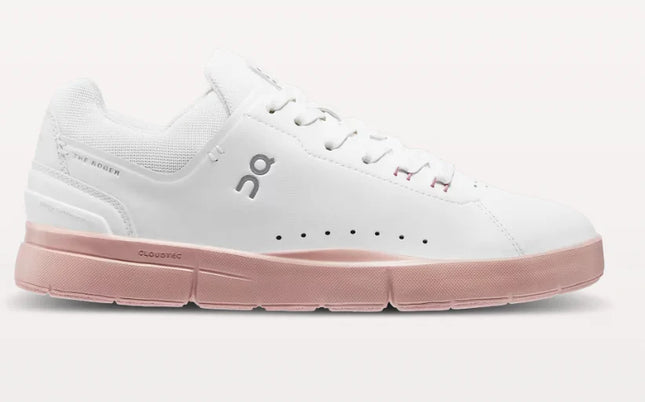 ON The Roger Advantage Sneakers White/Woodrose Size 9 Women’s New without Box