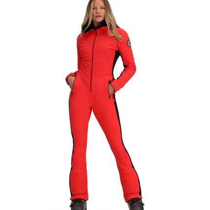 Obermeyer Katze Women’s One-Piece Ski Suit Cosmo Red Size 2S – New