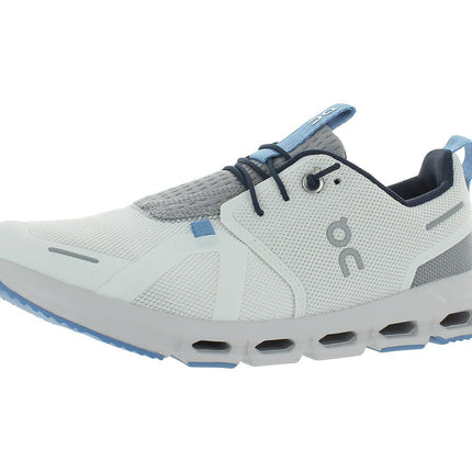 On Cloud Sky Big Kid Sneakers White/Alloy Size 6.5 US New