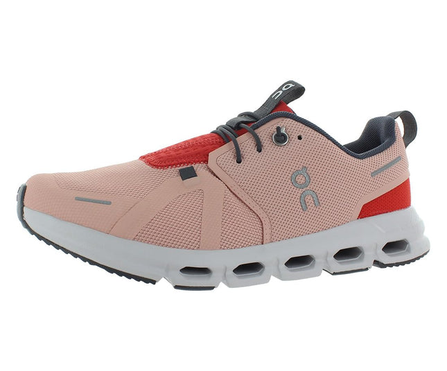 On Cloud Sky Kids Sneakers Rose/Red Size 6 US Unisex New