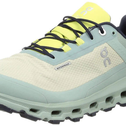 On Cloudvista Waterproof Men’s Running Shoes Chalk/Moss Size 11 New
