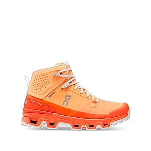 On Running Cloudrock Waterproof 2 Copper/Flare Women’s Hiking Boots Size 9 With Lighht Imperfection
