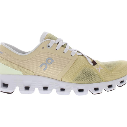 On Women’s Cloud X 3 Savannah/Frost Sneakers Size 11 New