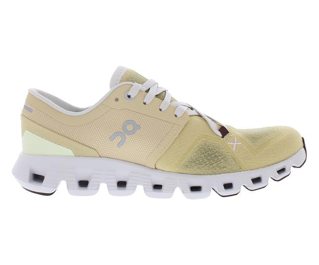 On Women’s Cloud X 3 Savannah/Frost Sneakers Size 11 New
