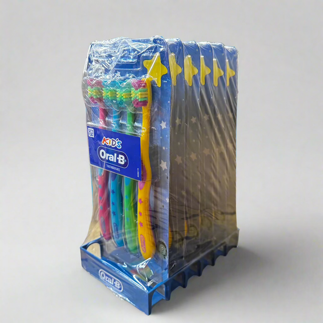 Oral-B Kids Soft Toothbrush with Space Designs, 24 Pack for Gentle Oral Care New

