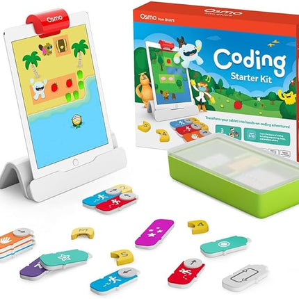 Osmo Coding Starter Kit for iPad - 3 Educational Games, Ages 5-10+ (New)


